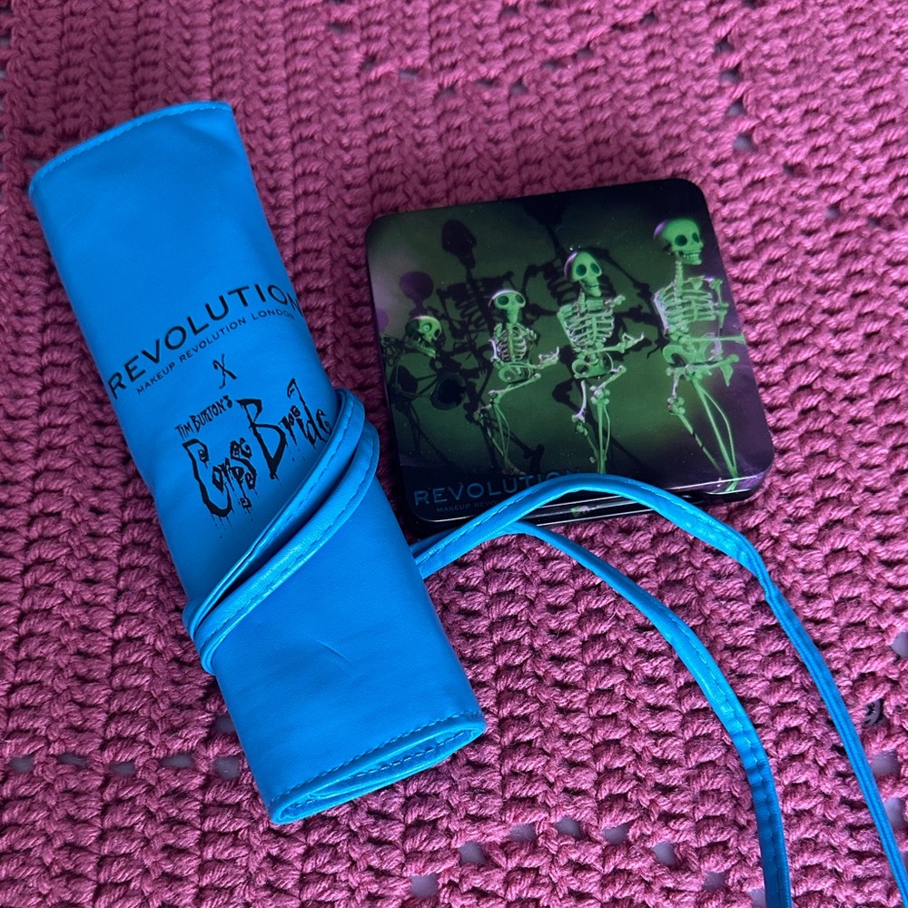 Revolution Corpse Bride brush set and eyeshadow palette